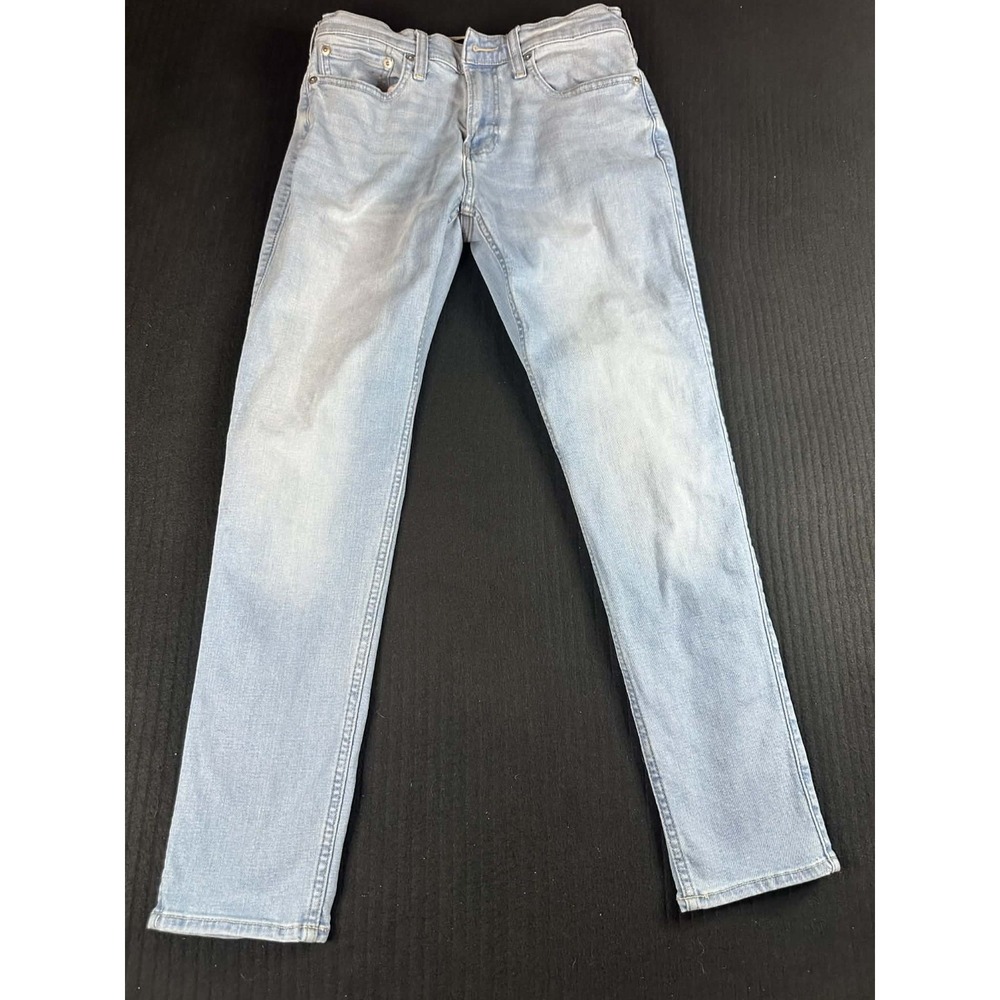 Hollister Athletic Skinny Jeans Men's 31x30 Light Wash Advanced Stretch Denim